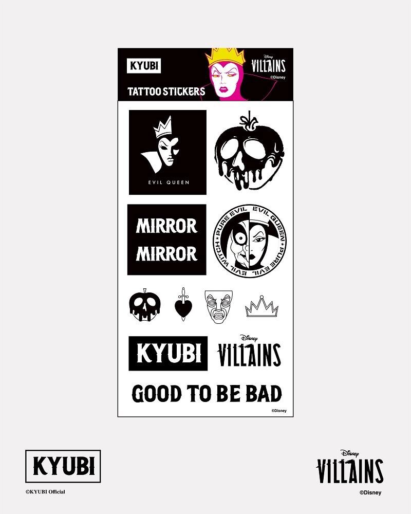 「KYUBI」Disney Villains Good to be Bad Tattoo Sticker HK$100 each